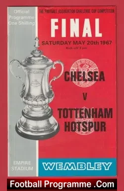 Tottenham Hotspur v Chelsea 1967 – FA Cup Final Plus Ticket PLUS