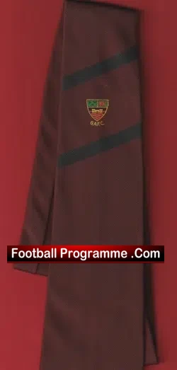 Wales Football Association FAW Mens Neck Tie GAFC - football programme