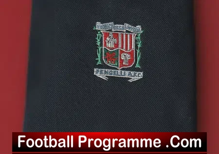 Wales Football Association FAW Mens Neck Tie Pengelli AFC