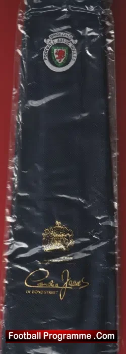 Wales Football Association FAW Senior Coach Mens Neck Tie - football programme