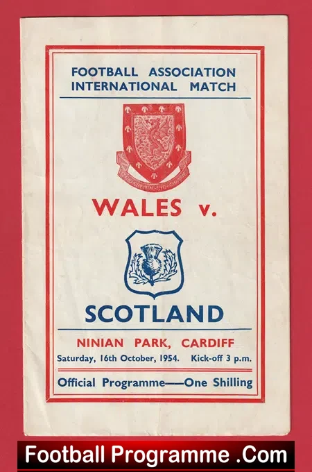 Wales v Scotland 1954 – Cardiff