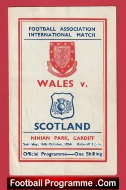 Wales v Scotland 1954 – Cardiff