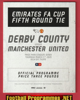 Derby County v Manchester United 2020