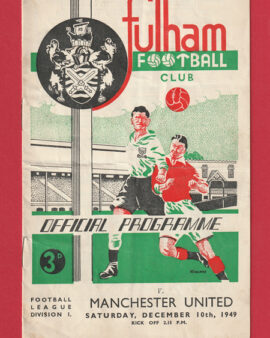 Fulham v Manchester United 1949 – 1940’s Man Utd