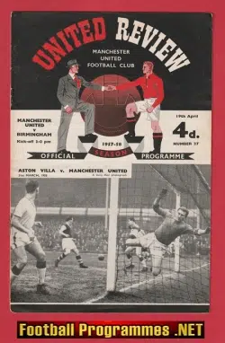 Manchester United v Birmingham City 1958 - Plus Match Token