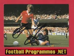 Manchester United Gordon McQueen Autograph Signed Man Utd 1980's
