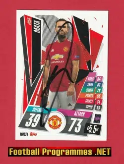 Manchester United Juan Mata Signed Autographed 2000's