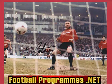 Manchester United Eric Cantona Autograph Signed Man Utd Genuine