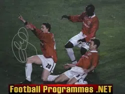 Manchester United Ole Gunnar Solskaer Autograph Signed European Winner
