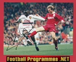 Manchester United Andy Cole Autograph Signed Photograph 1999