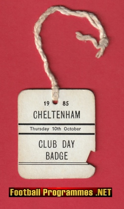 Henrietta Knight Thoroughbred Racehorse Trainer Signed Cheltenham Badge