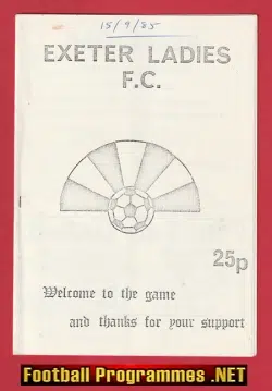 Exeter Ladies v Frome 1985 - Womens Football