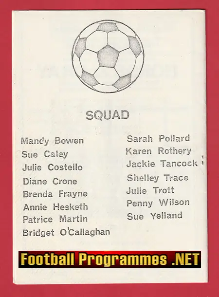 Exeter Ladies v Frome 1985 - Womens Football