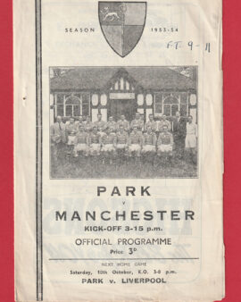 Birkenhead Park Rugby v Manchester 1953 – 1950s