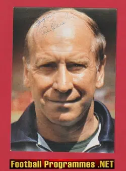 Manchester United Bobby Charlton Autographed Signed Picture - Man Utd