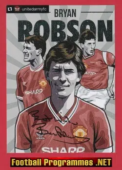 Manchester United Bryan Robson Autographed Signed Picture - Man Utd
