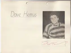 Dave Hemus Wolves Speedway Rider Signed Autographed Picture