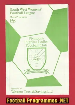 Plymouth Pilgrims Ladies v Chard 1980s - Womens Football
