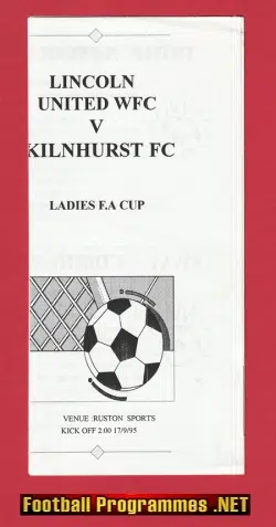 Lincoln United Ladies v Kilnhurst 1995 - Womens Football
