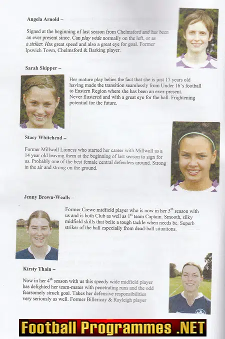 Basildon Ladies v Hemel Hempstead Town 2011 - Womens Football