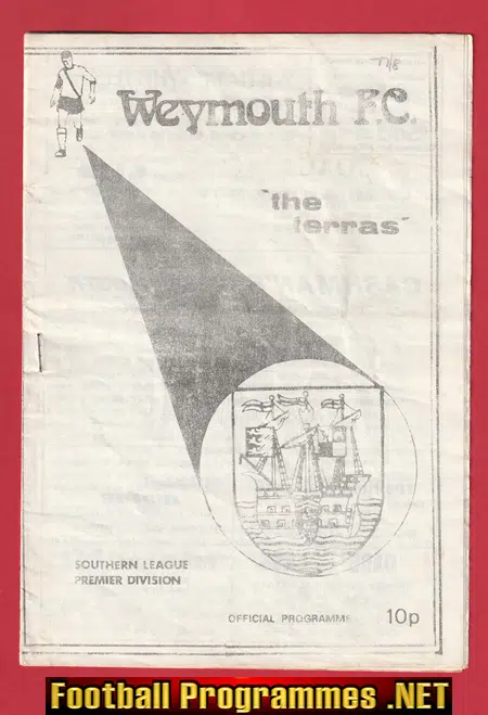 Weymouth v Redditch United 1978