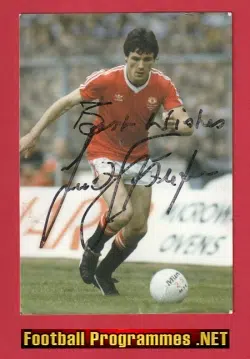 Manchester United Frank Stapleton Autograph Signed Man Utd 1980s
