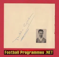 Manchester United Ian Greaves + Freddie Goodwin Autographed Signed
