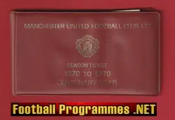 Manchester United League Match Ticket Book LMTB 1984 1985