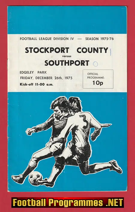Stockport County v Southport 1975 – George Best Played