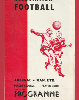 Arsenal v Manchester United 1967 – Special Pirate Programme