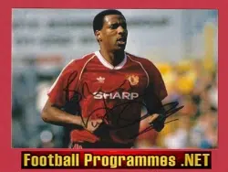 Manchester United Viv Anderson Autographed Signed Picture Man Utd