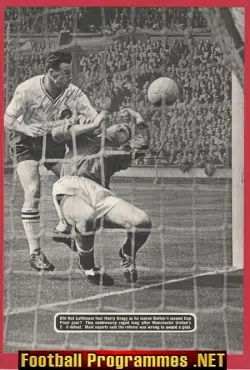 Manchester United Harry Gregg + Natt Lofthouse Signed Autographed 1958