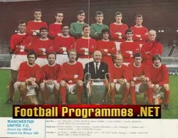 Manchester United Football Club Multi Signed 1968 Cup Winners