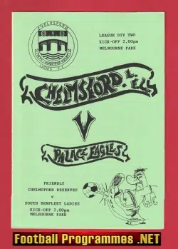 Chelmsford Ladies v South Benfleet 1994 - Womens - Palace Eagles