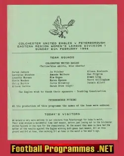 Colchester United Eagles Ladies v Peterborough Pythons 1994 - Womens
