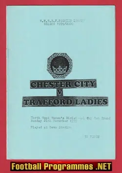 Chester City Ladies v Trafford 1999 - Womens - at Deva Stadium