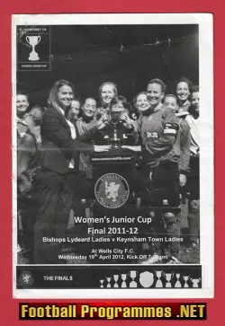 Bishops Lydeard Ladies v Keynsham Town 2012 - Womens Junior Cup Final
