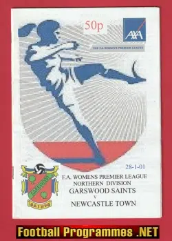 Garswood Saints Ladies v Newcastle Town 2001 - Womens Football