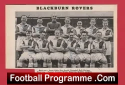 Blackburn Rovers 1953 - 1954 - Multi Signed Autographed Picture - football memorabilia