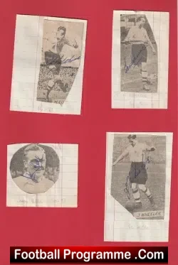 Bolton Wanderers FC - Multi Autographed Signed 1950's - football programme