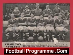Charlton Athletic Football Club Multi Autographed MIX Signed 1950s - football programme