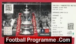 Chelsea v Manchester United 2018 – FA Cup Final Ticket