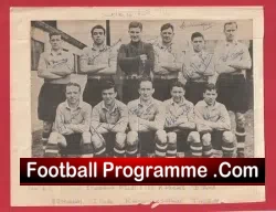 Chester FC 1953 - 1954 Multi Autographed Signed Picture - football memorabilia