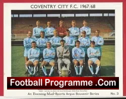 Coventry City FC 1967 - 1968 - Multi Signed Autographed Team Picture - football memorabilia