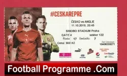 Czech Republic v England 2019 – Football Ticket