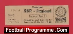 Germany v England 1959 – Football Ticket