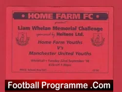 Home Farm v Manchester United 1998 – Treble Season Benefit Match