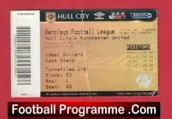 Hull City v Manchester United 2015 – Football Ticket