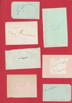 Ipswich Town 1930's to 1970s - Multi Signed Autographed Pictures - football memorabilia