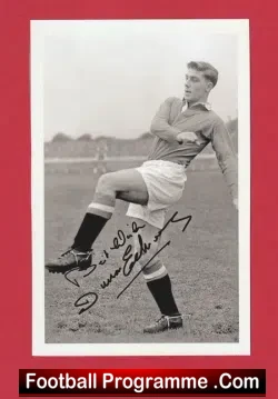 Manchester United Duncan Edwards Autograph Signed Picture Print - football memorabilia